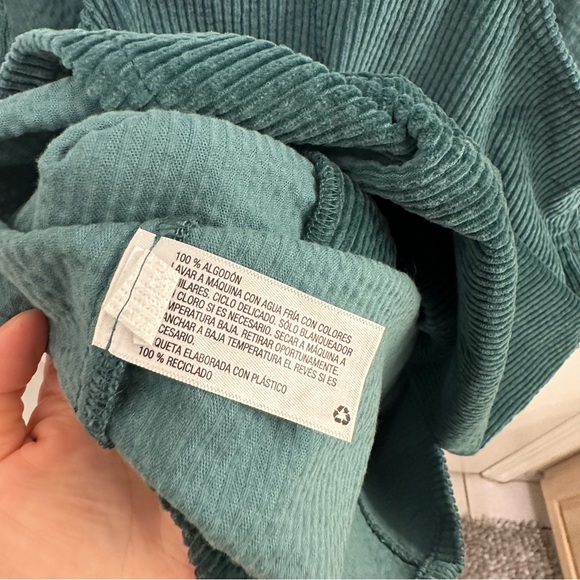 wild fable Teal Corduroy Pinafore Dress - Picture 7 of 7